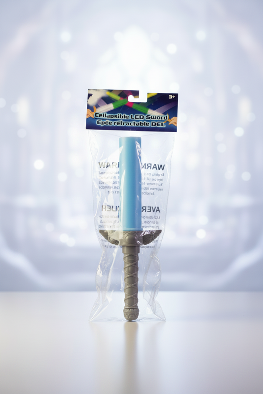 Collapsible LED Sword Toy. (New) (Rs 250 advance)