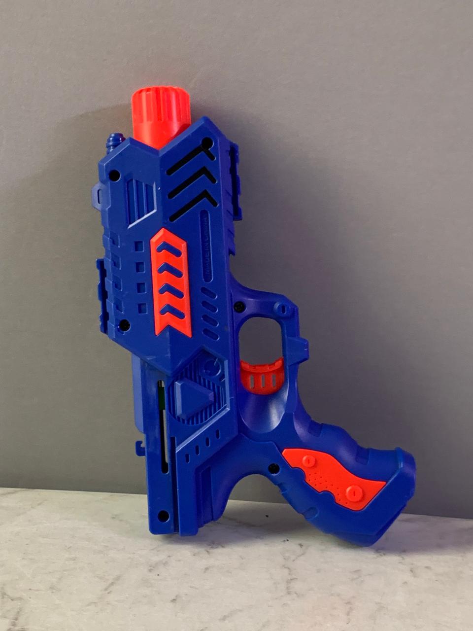 2-in-1 Soft Dart and Water Gel Ball Blaster Toy Gun. (Without blasters)