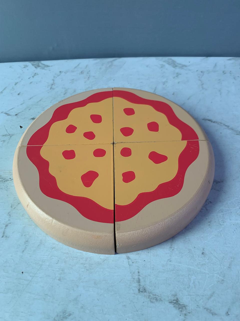 Wooden Toy Pizza.
