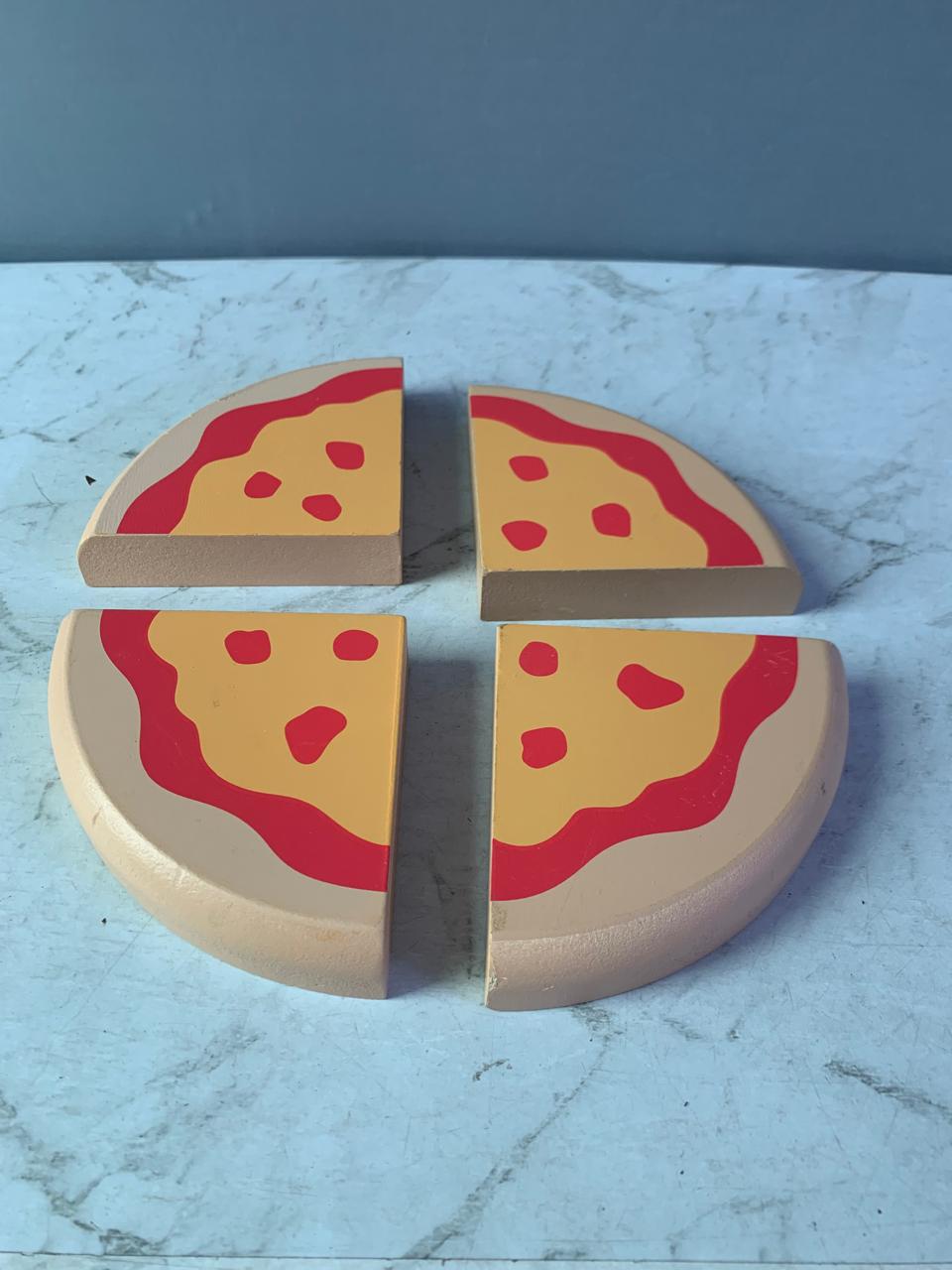 Wooden Toy Pizza.