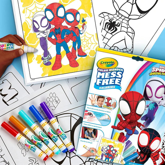 Crayola Spiderman Color Wonder Coloring Set.