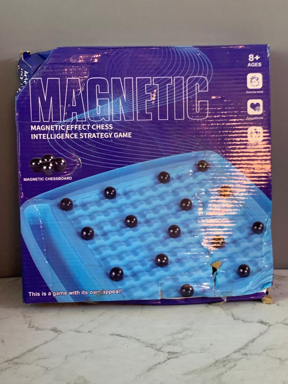 Portable Magnetic Chess Game with Magnet Balls. (Rs 250 advance)