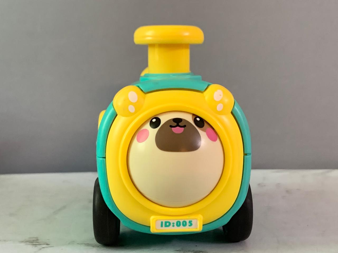 ATORSE Animal Face Changing Inertia Car.