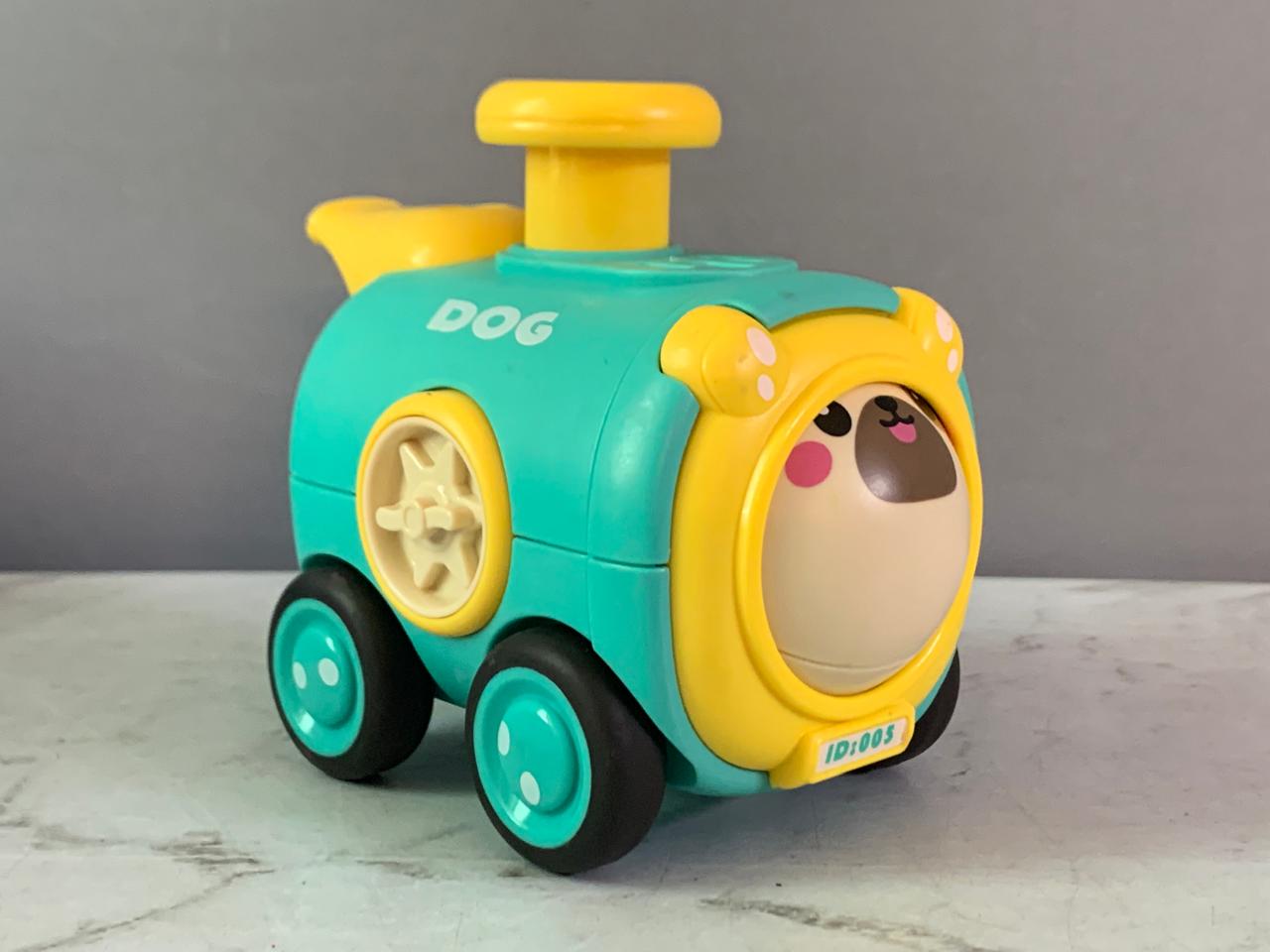 ATORSE Animal Face Changing Inertia Car.