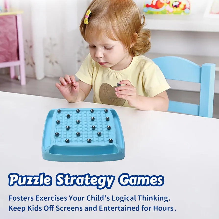 Portable Magnetic Chess Game with Magnet Balls. (Rs 250 advance)