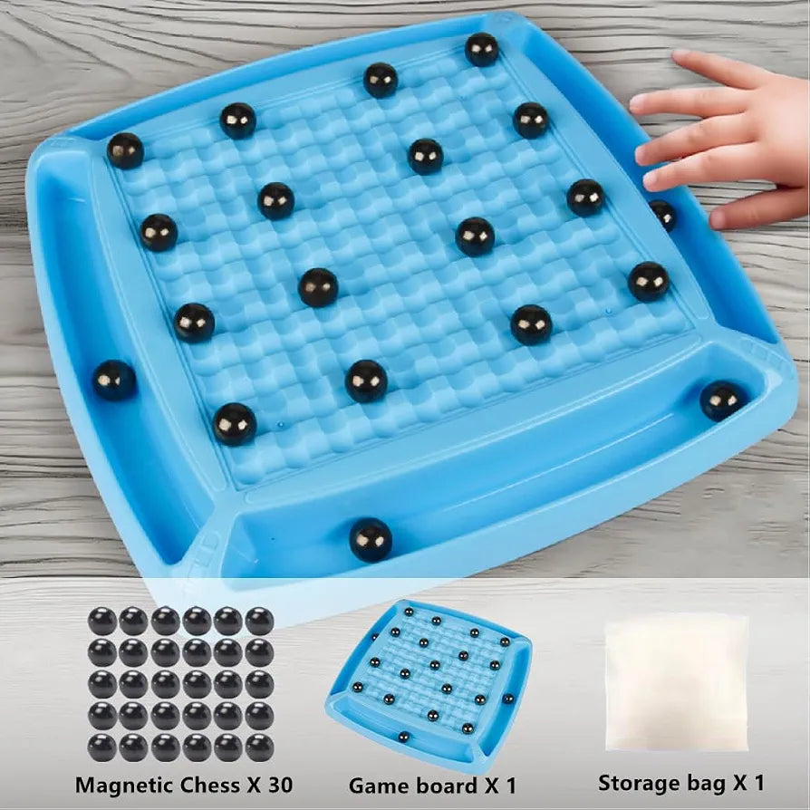 Portable Magnetic Chess Game with Magnet Balls. (Rs 250 advance)