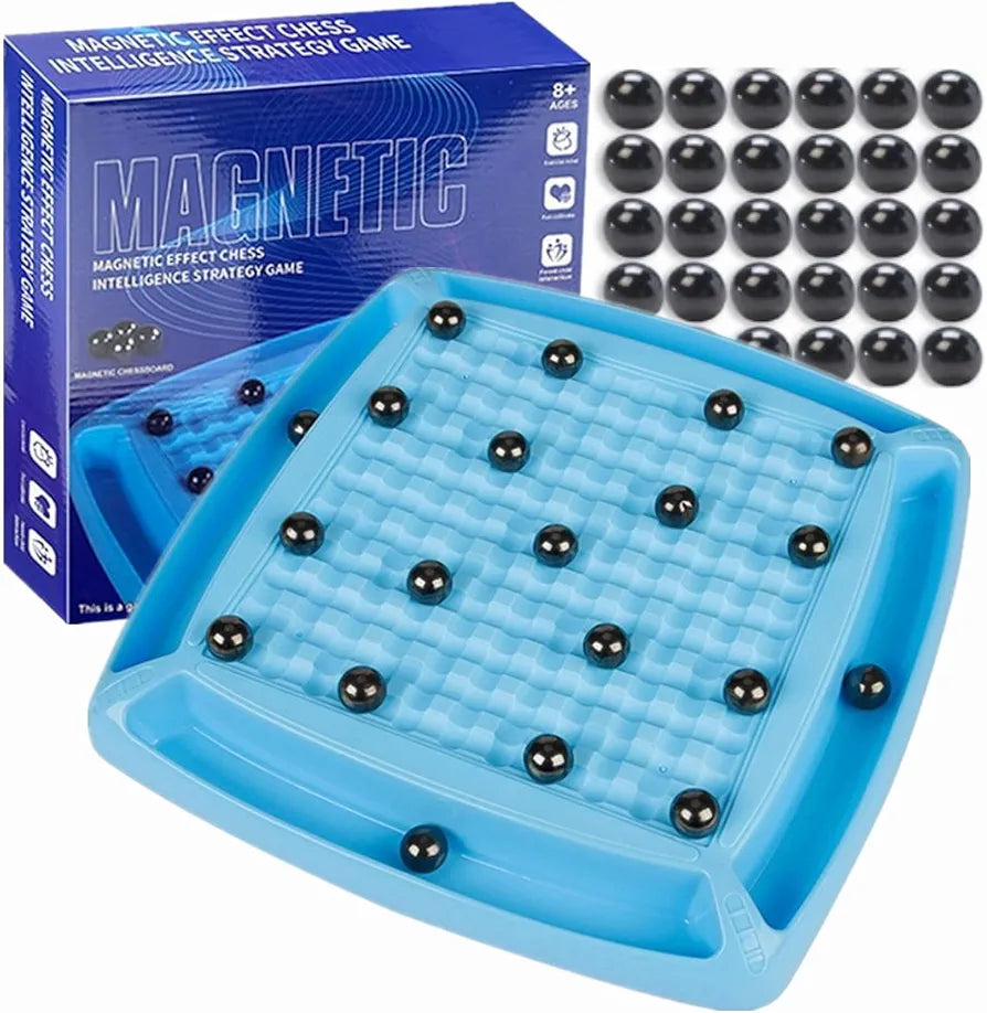 Portable Magnetic Chess Game with Magnet Balls. (Rs 250 advance)