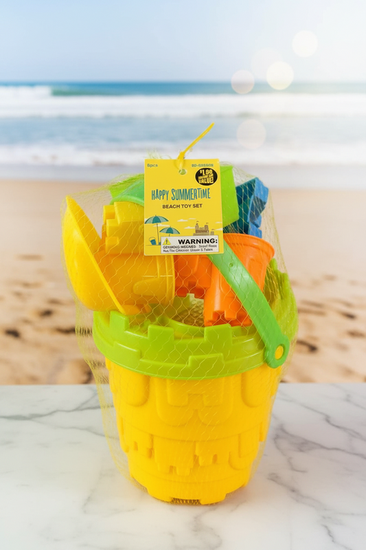 Happy Summertime 8-Piece Beach Toy Set.(300 advance)