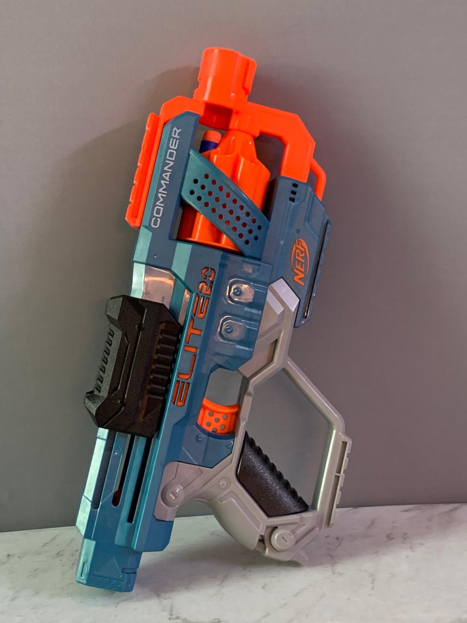 NERF Elite 2.0 Commander RD-6 Dart Blaster(with 2 darts)(Rs 250 advance)