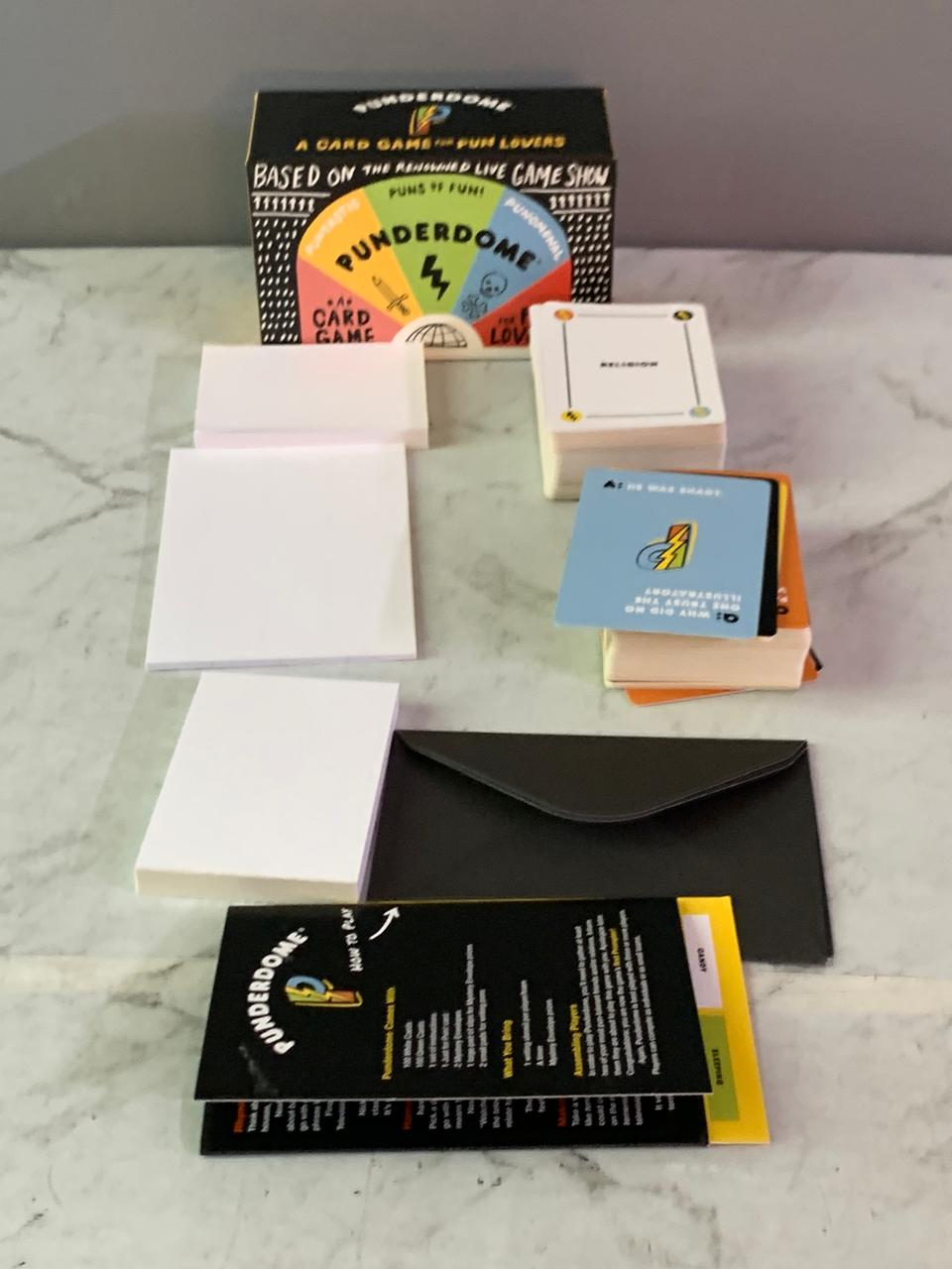 Punderdome: A Card Game for Pun Lovers.