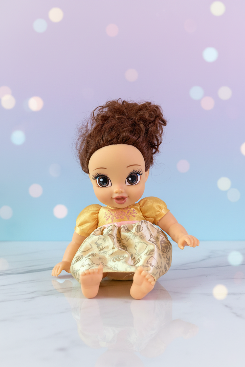 Disney Princess Deluxe Baby Belle Doll. (Rs 200 advance)