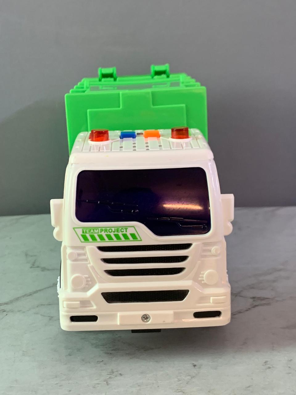 Friction Powered Musical Garbage Truck 11 inches. (Rs 300 advance)