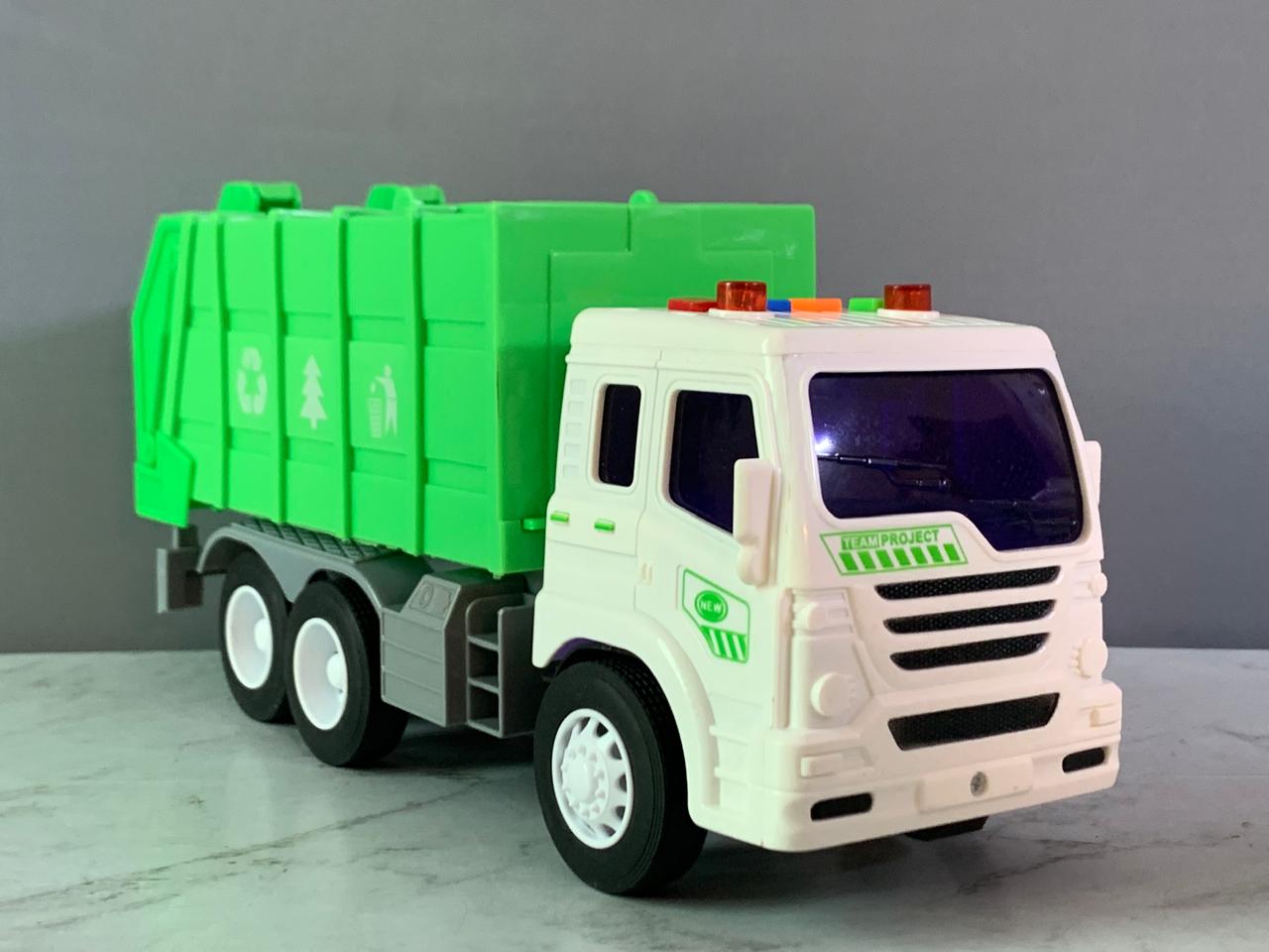 Friction Powered Musical Garbage Truck 11 inches. (Rs 300 advance)