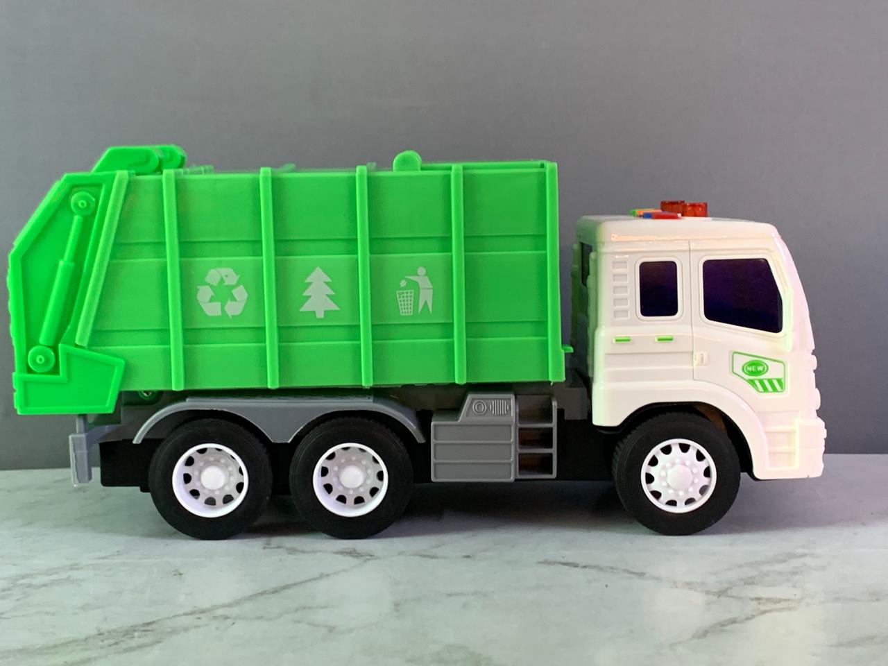 Friction Powered Musical Garbage Truck 11 inches. (Rs 300 advance)