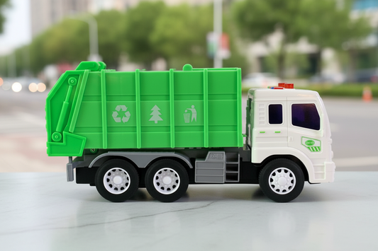 Friction Powered Musical Garbage Truck 11 inches. (Rs 300 advance)