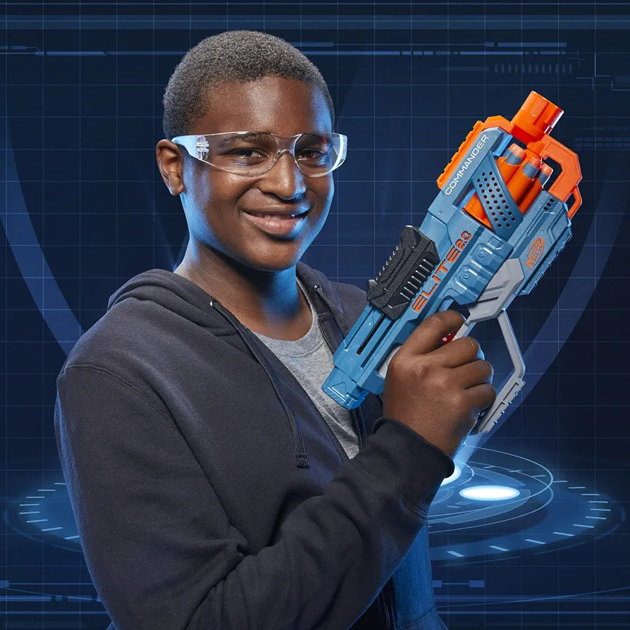 NERF Elite 2.0 Commander RD-6 Dart Blaster(with 2 darts)(Rs 250 advance)