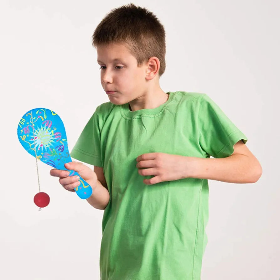 Neon Paddle Ball Game.