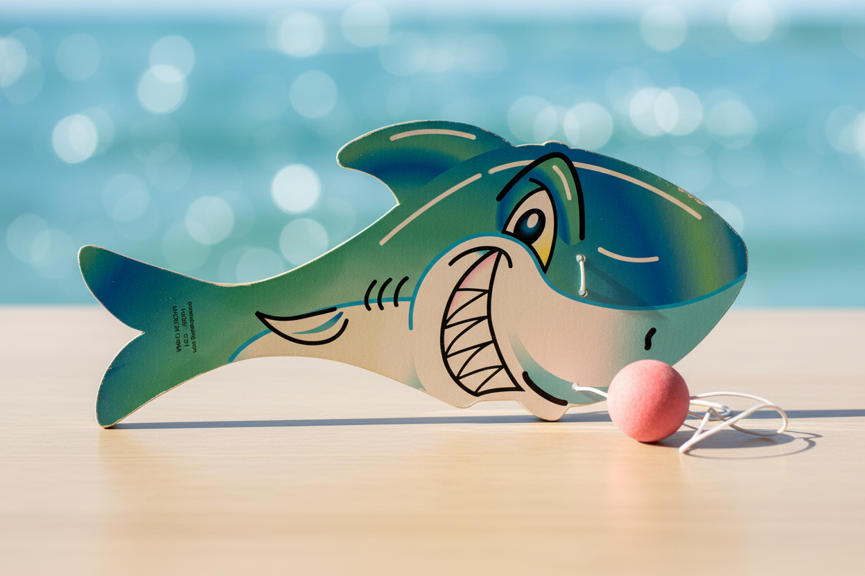 Shark Paddle Ball Game.