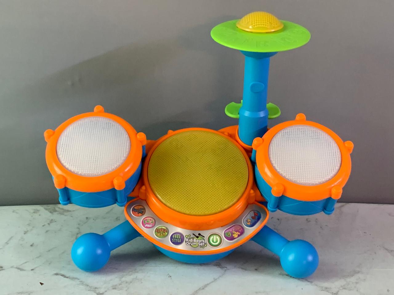 VTech KidiBeats Kids Drum Set.(with one drumstick)(Rs 250 advance)
