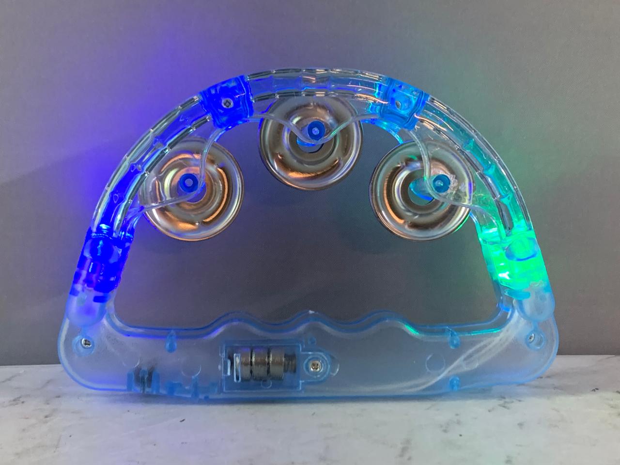 Flashing Tambourine Led Light Up Sensory Toy.