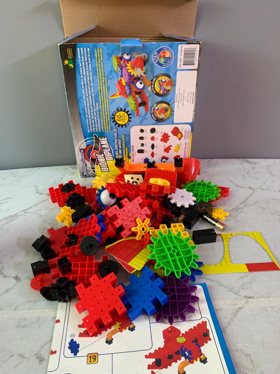 Learning Journey Bi Techno Gears Bionic Biplane Set. (Bxl-107) (Rs 300 advance)