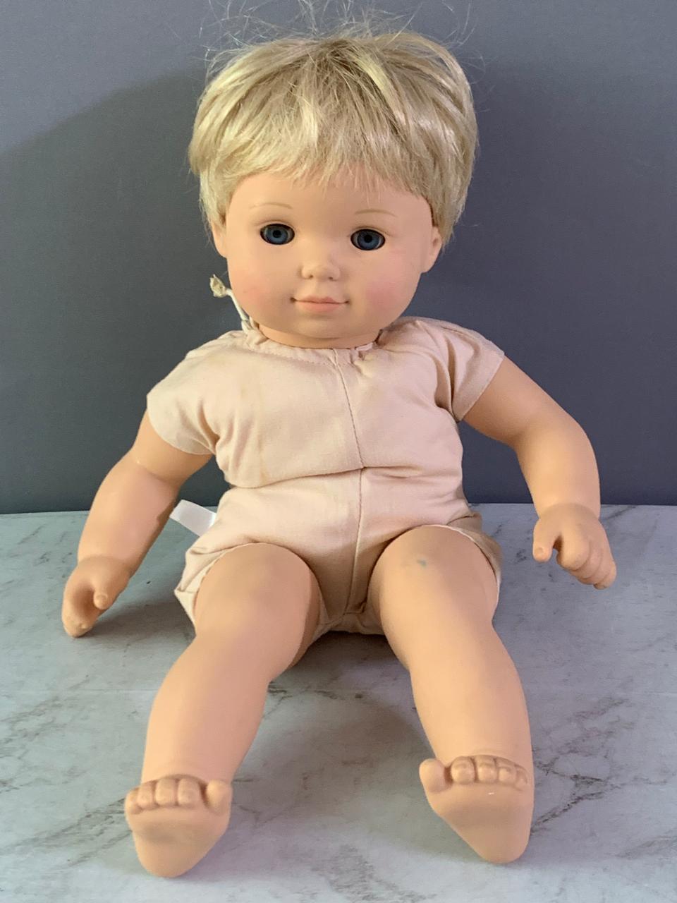 American Girl Bitty Twins blond Boy 16” Doll. (Rs 250 advance)