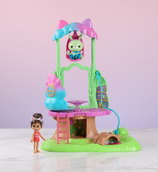 Gabby's Dollhouse Kitty Fairy's Garden Treehouse Playset. (Rs 250 advance)