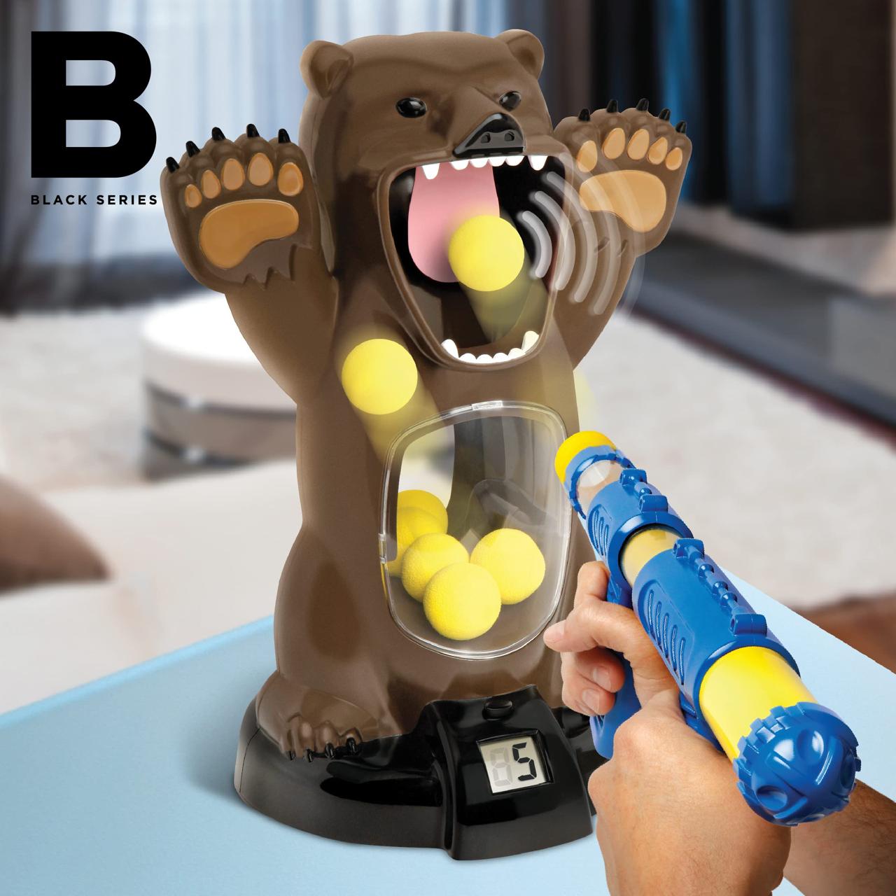 Black Series Hungry Bear Shooting Target Game.(1 foam ball available)(Rs 300 advance)