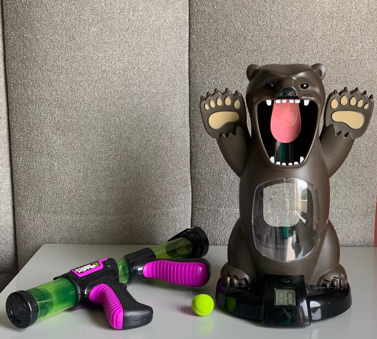 Black Series Hungry Bear Shooting Target Game.(1 foam ball available)(Rs 300 advance)