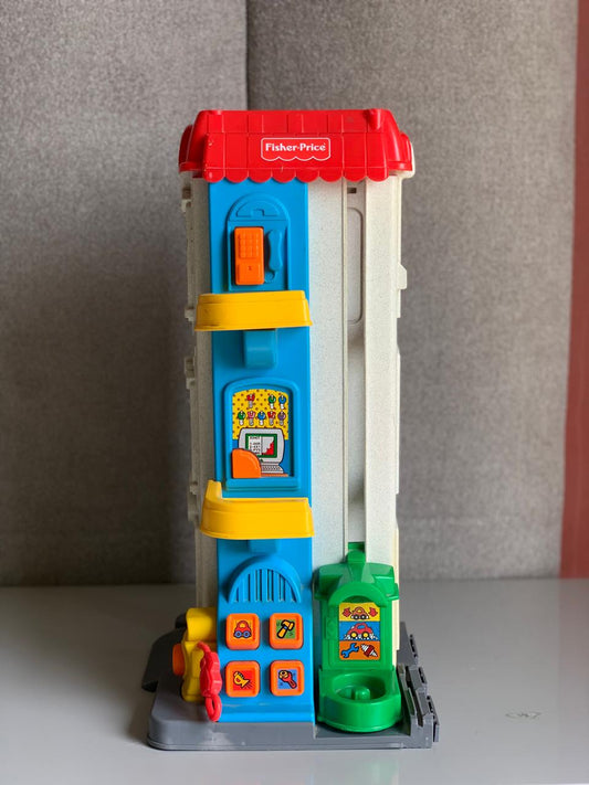 Fisher-Price Little People Fun Sounds Garage.(incomplete) (Rs 300 advance)