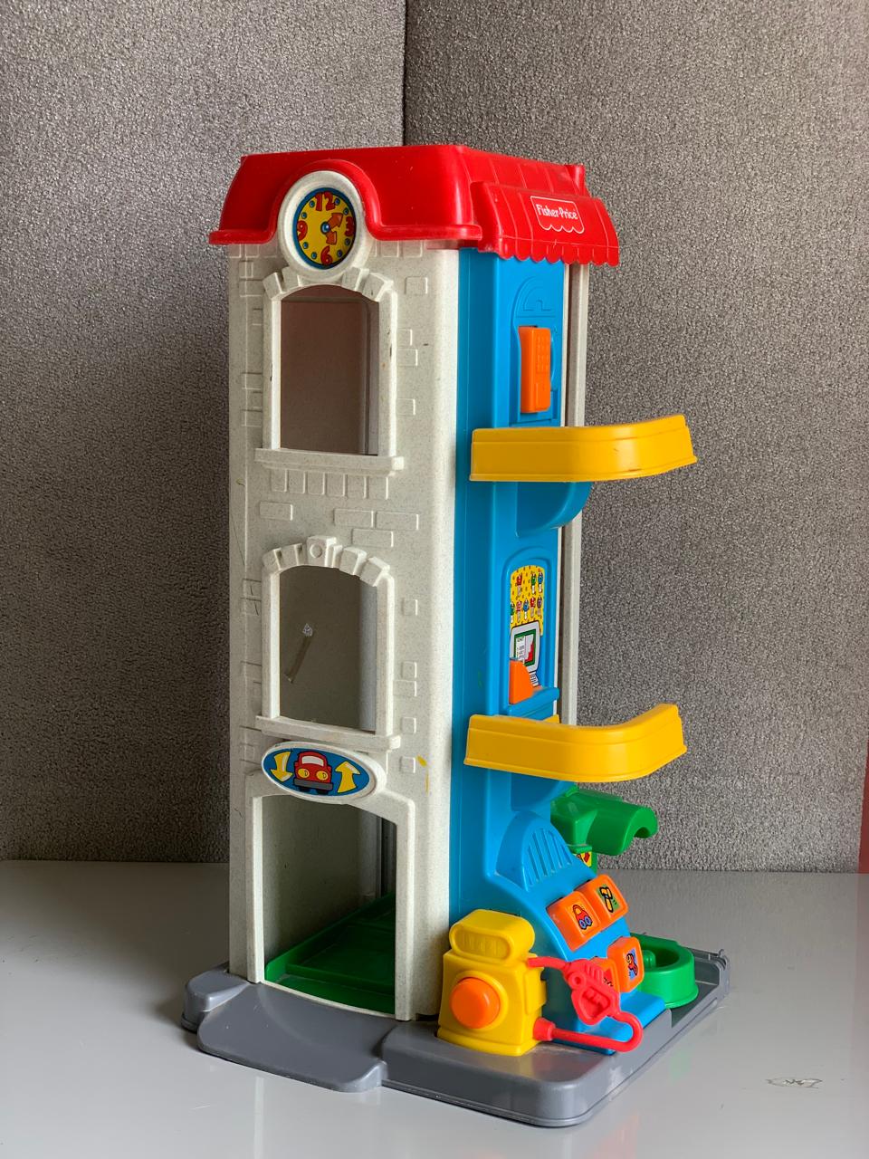 Fisher-Price Little People Fun Sounds Garage.(incomplete) (Rs 300 advance)