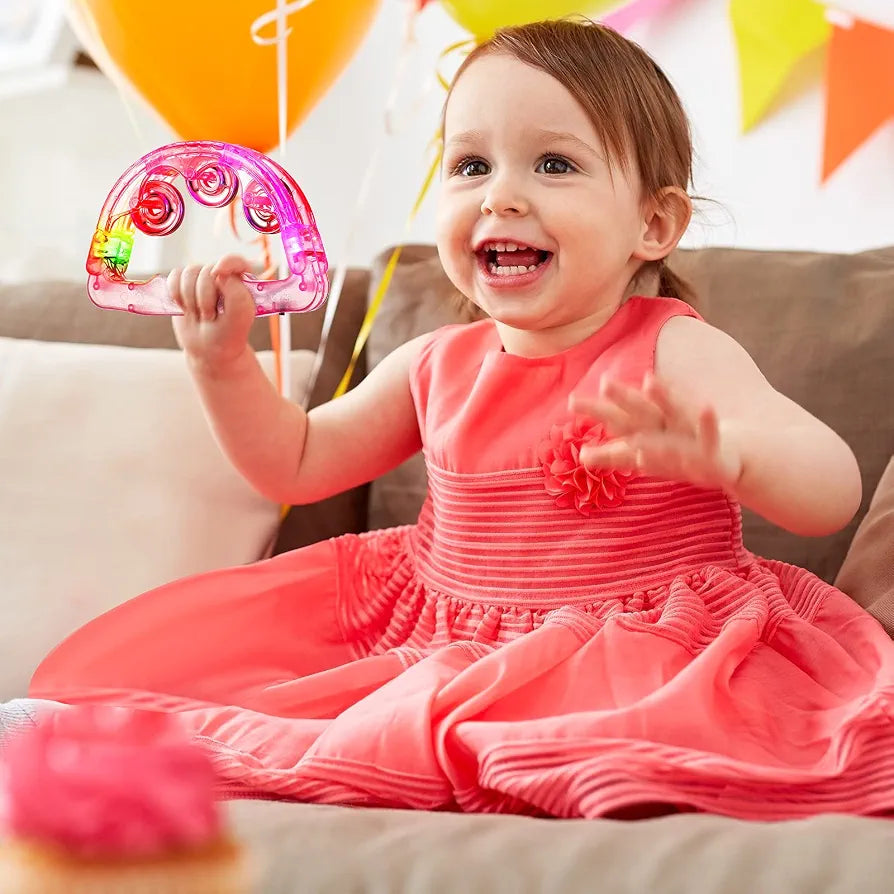 Flashing Tambourine Led Light Up Sensory Toy.