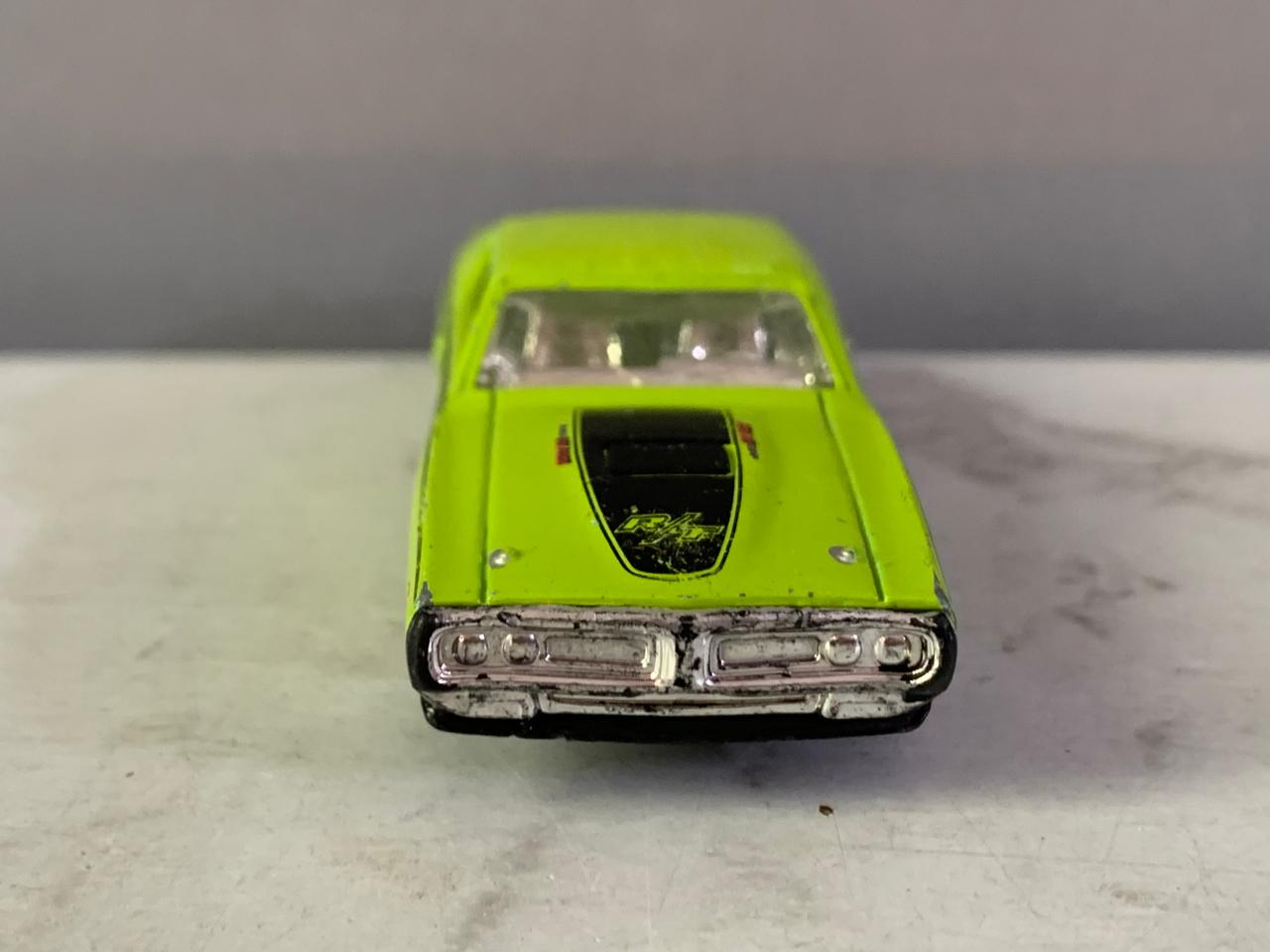 Hot Wheels New Models, Green '71 Dodge Charger.