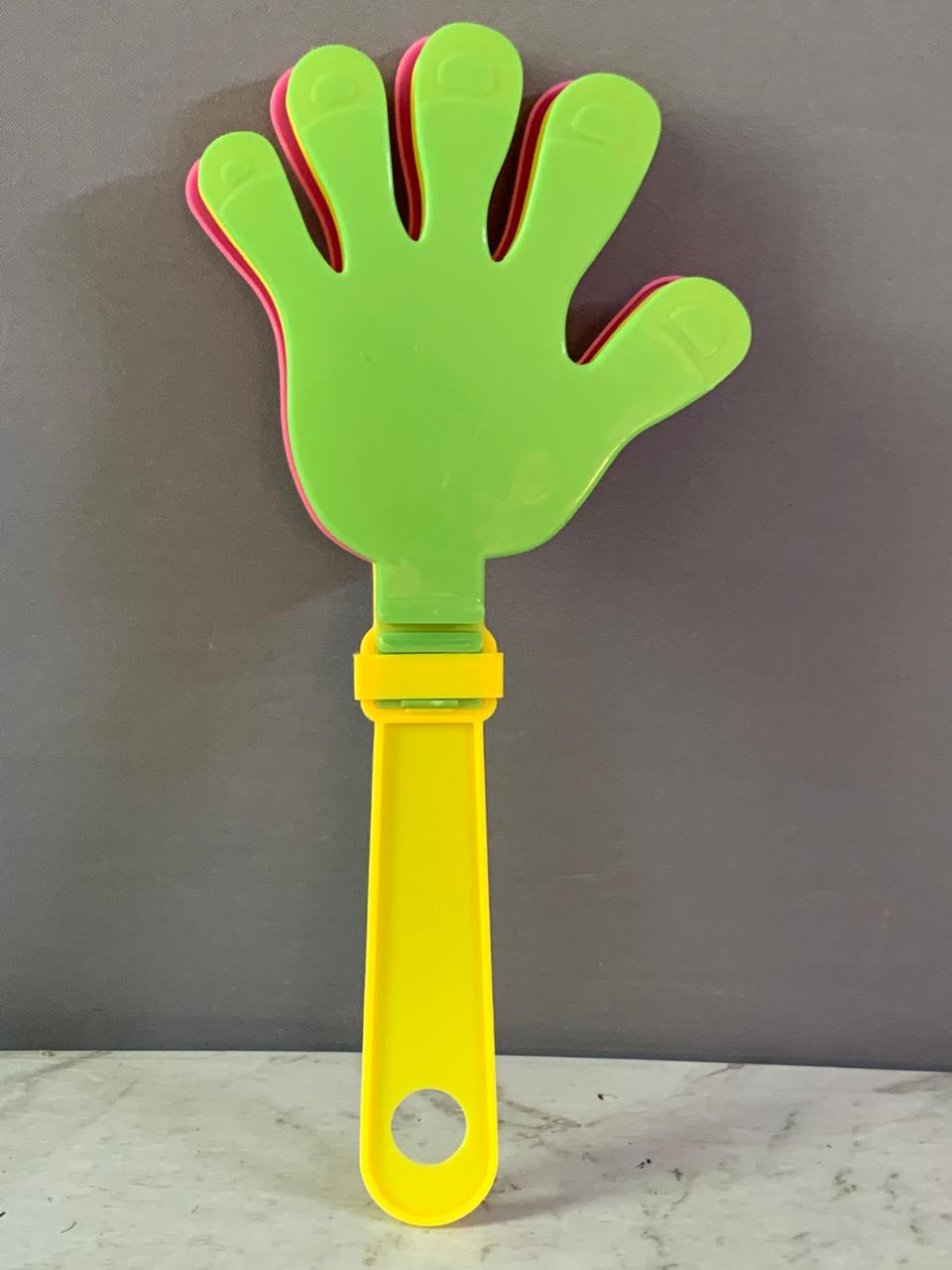 Plastic Hand Clapper Noisemaker Toy.