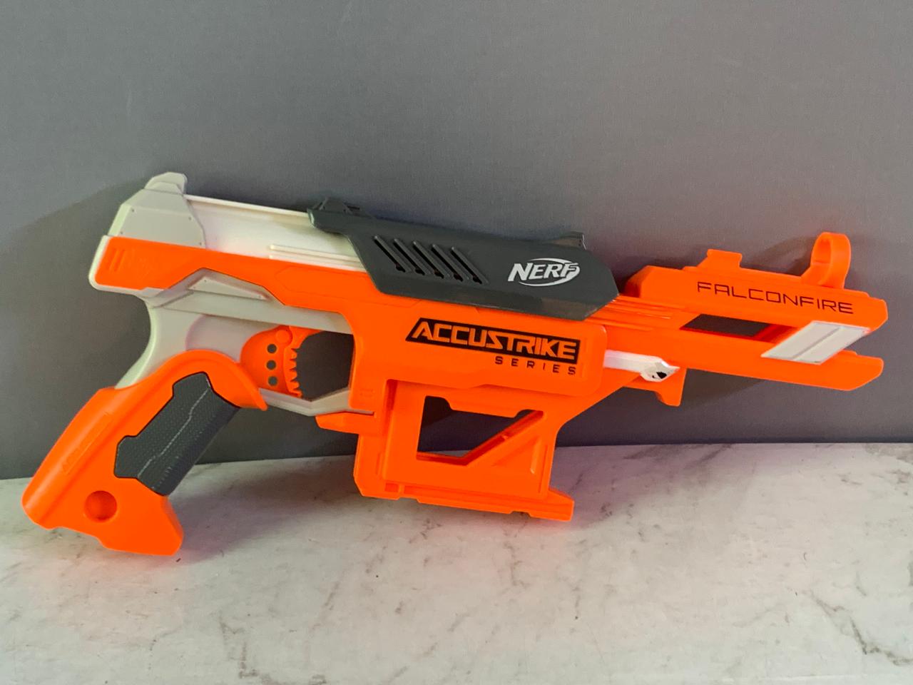 Nerf N-Strike Elite AccuStrike Series FalconFire Blaster. (Rs 250 advance)