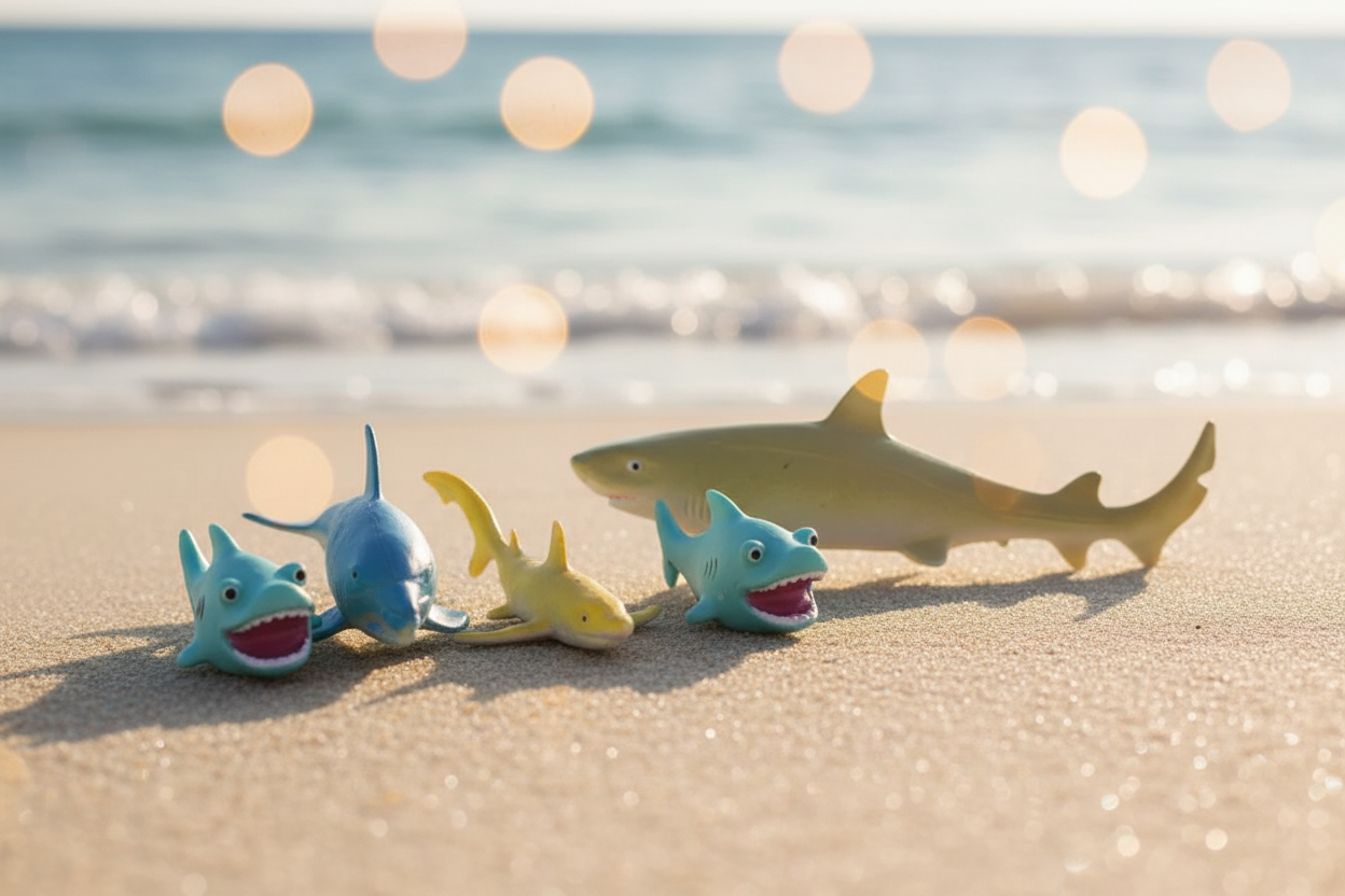 Mr. Shark 5 pieces Figure Set. (Rs 200 advance)