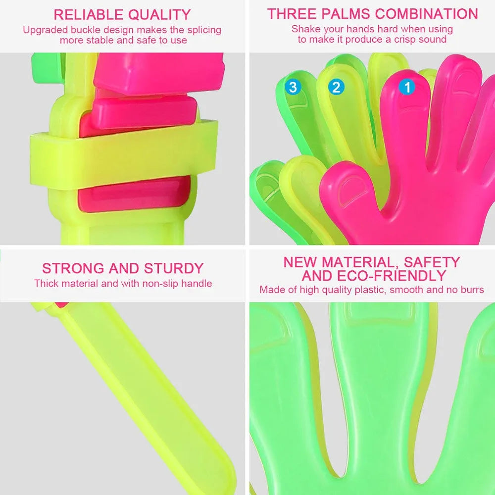 Plastic Hand Clapper Noisemaker Toy.
