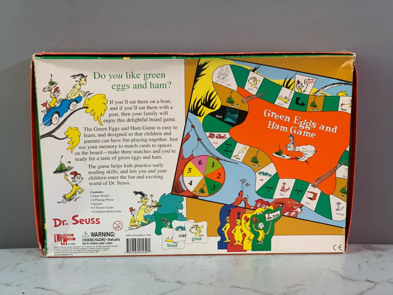 Dr Seuss Green Eggs and Ham Game. (Rs 250 advance)