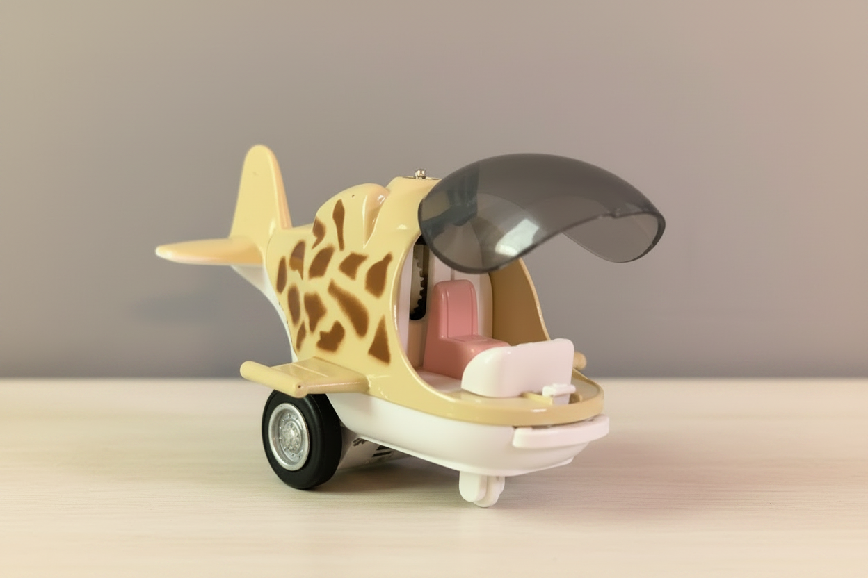 Tai Tung Diecast Pull back Plane