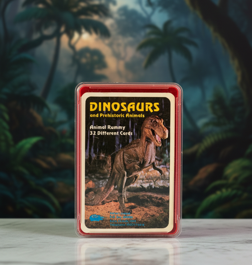 Safari Ltd Dinosaurs and Prehistoric Animals Animal Rummy Card Game.(28 cards) (Rs 200 advance)