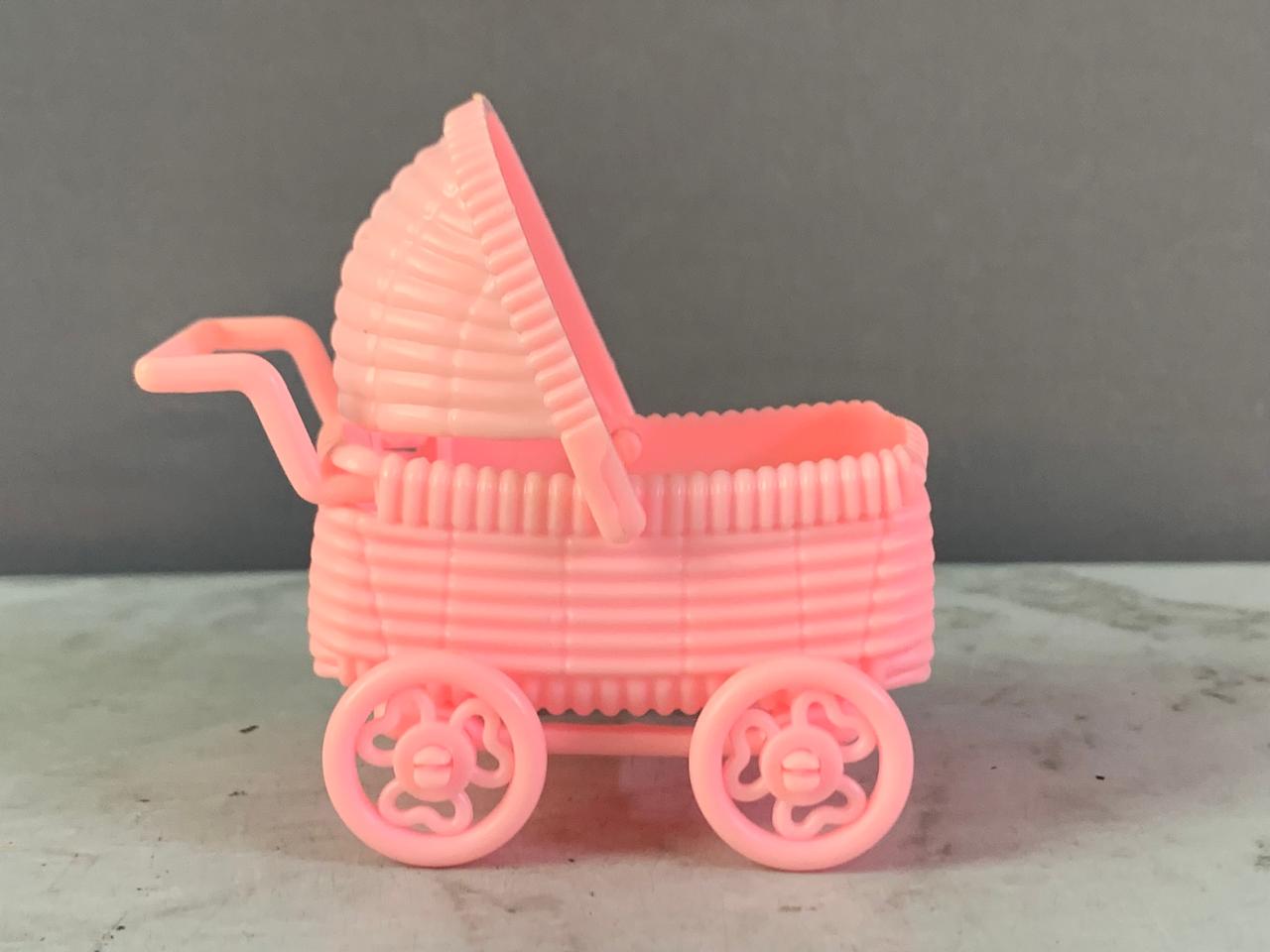Miniature Doll House Baby Pram Toy.