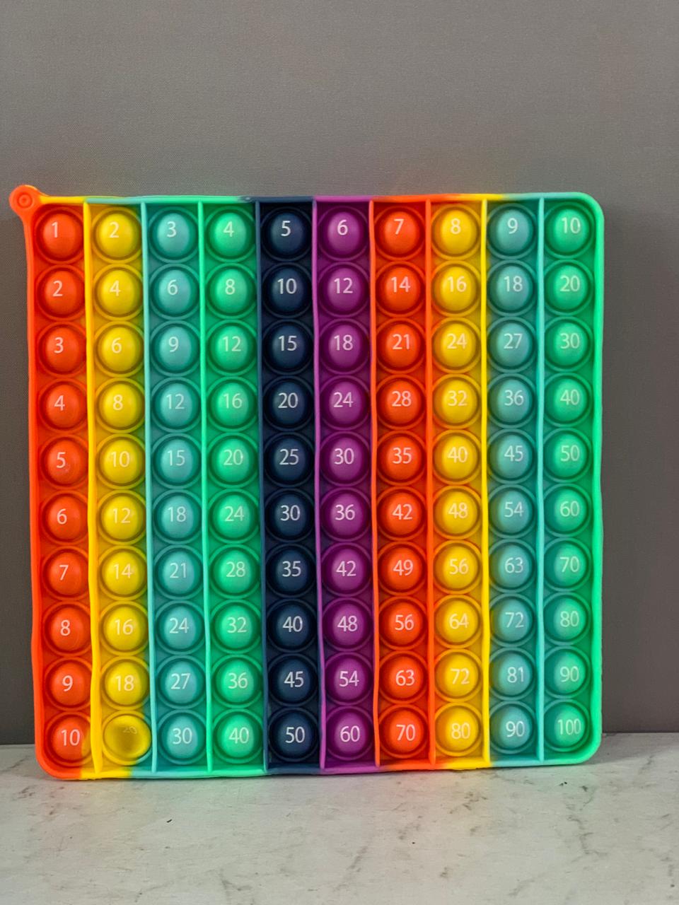 Rainbow Square Dimples Fidget Toy. (Rs 200 advance)