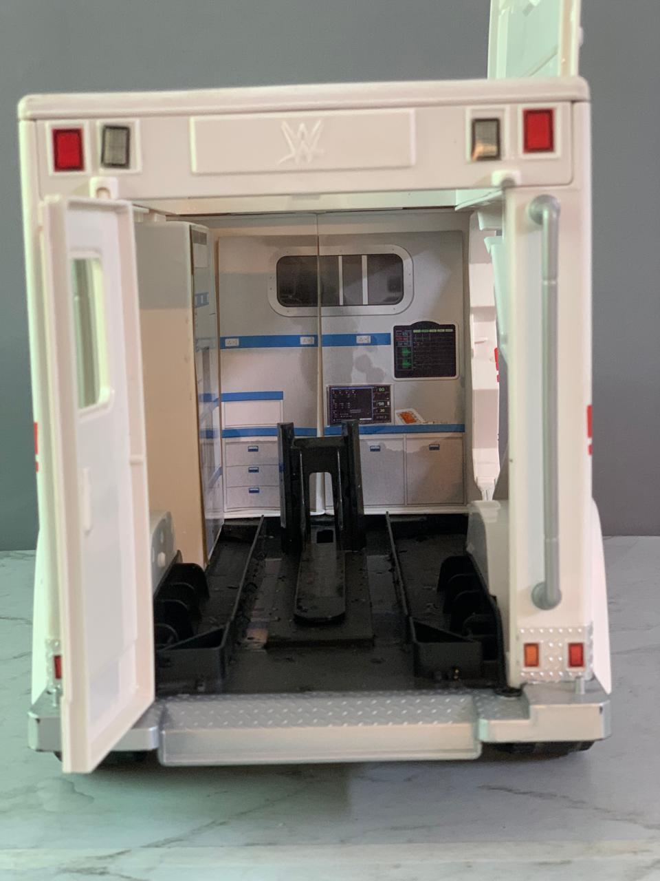 Mattel Wwe Wrekkin’ Slambulance Vehicle. (Must check video) (Rs 450 advance)