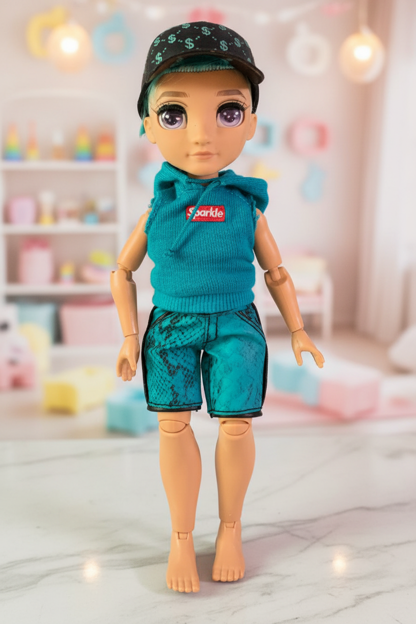 Rainbow High Fashion Doll - River Kendall. (Rs 250 advance)