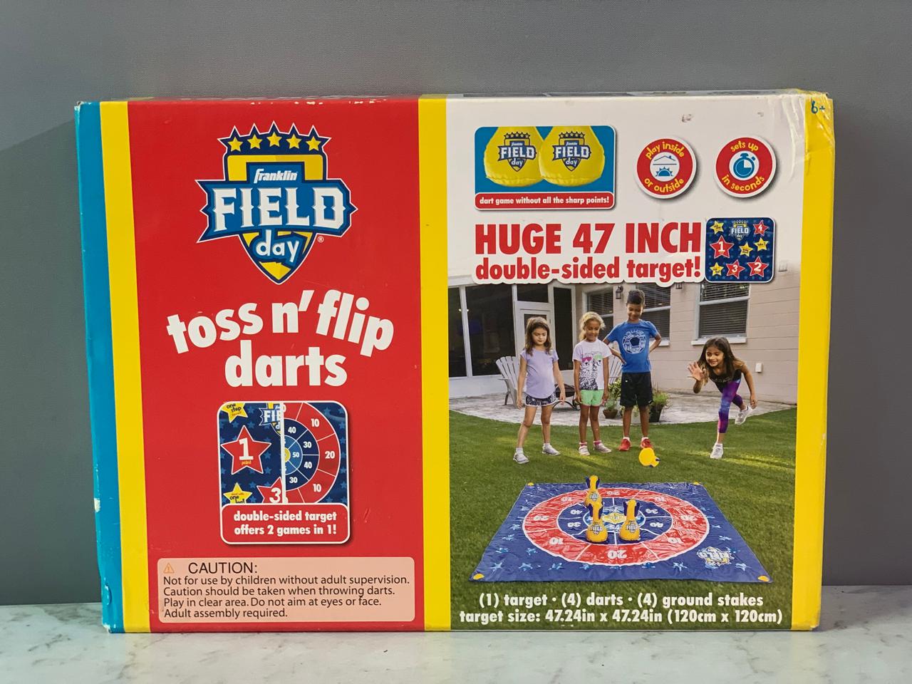 Franklin Field Day Toss N' Flip Darts Game. (New) (Rs 300 advance)