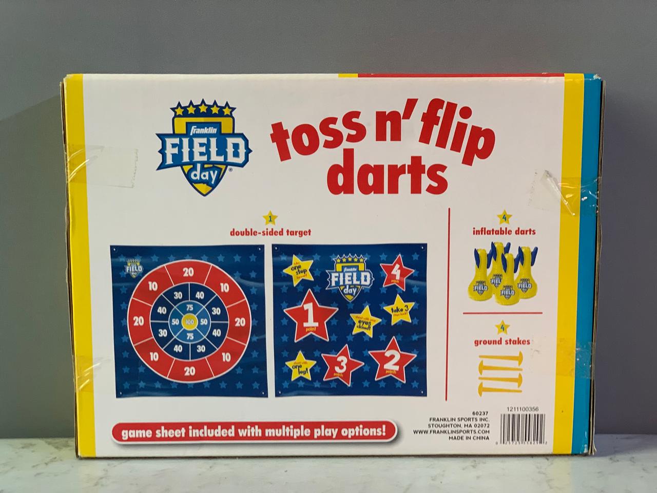 Franklin Field Day Toss N' Flip Darts Game. (New) (Rs 300 advance)