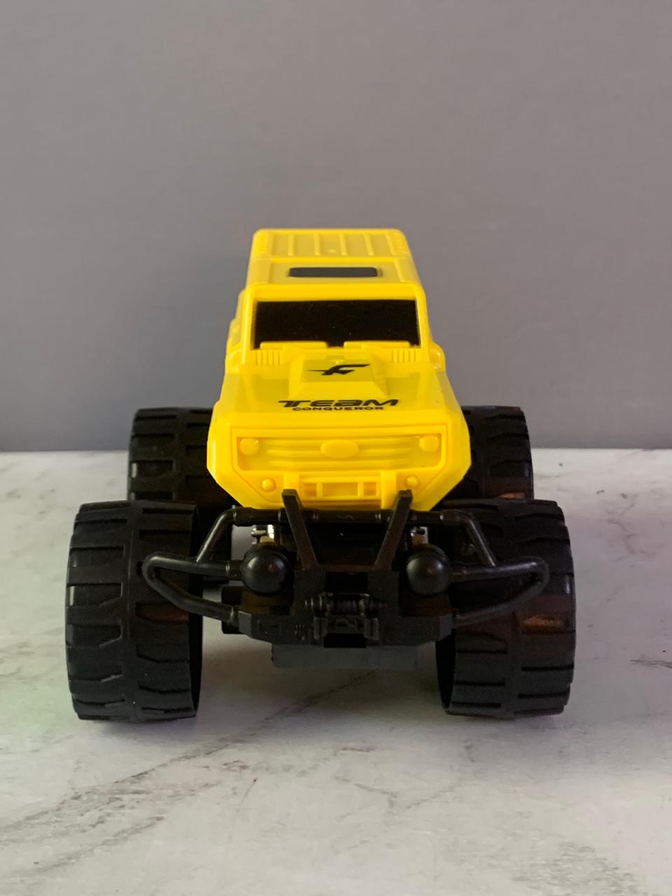 Atoz Hotrodz Monster Truck Yellow SUV. (Rs 150 advance)