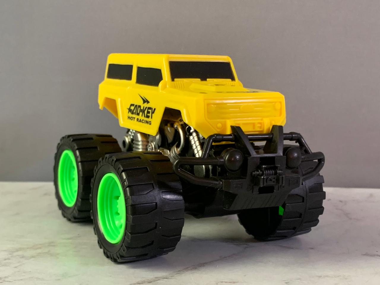 Atoz Hotrodz Monster Truck Yellow SUV. (Rs 150 advance)