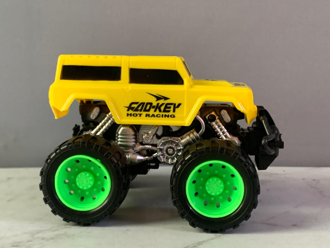 Atoz Hotrodz Monster Truck Yellow SUV. (Rs 150 advance)