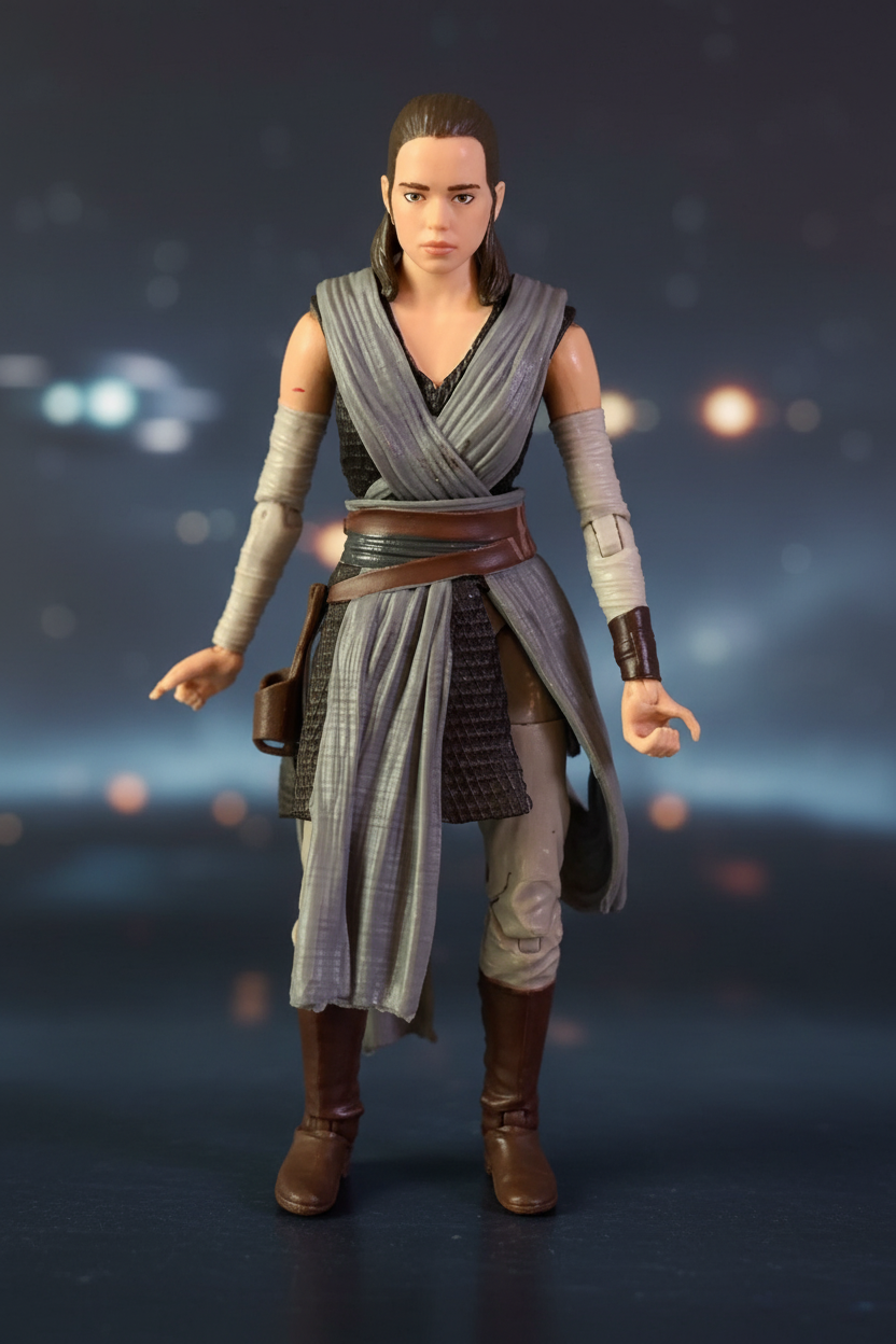 Hasbro Star Wars The Last Jedi Rey (Jedi Training) Action Figure. (Rs 250 advance)
